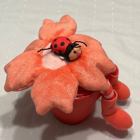 Best Flower Buds Cloth and Rubber Flower Pot with Girl Folds Down Inside - Picture 7 of 7